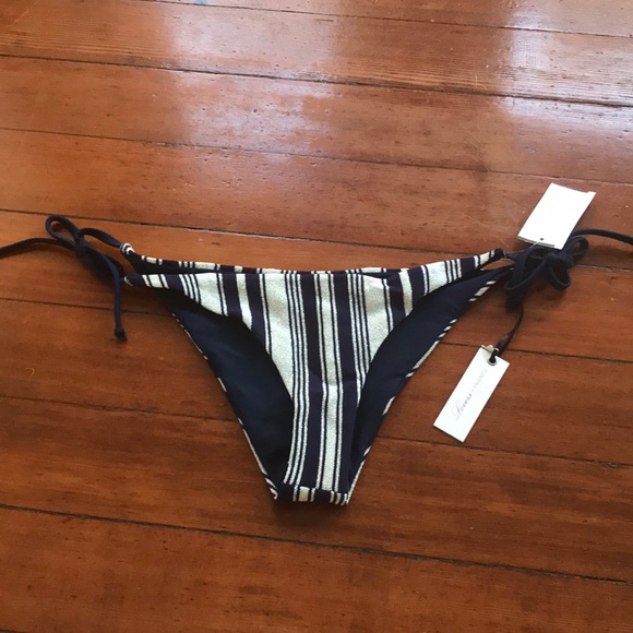Lovers + Friends Other - Lovers + Friends – Stripe Me Down Bikini Bottom